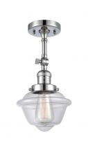Innovations Lighting 201F-PC-G532 - Oxford - 1 Light - 7 inch - Polished Chrome - Adjustable Semi-Flush Mount