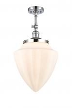 Innovations Lighting 201F-PC-G661-12 - Beacon - 1 Light - 12 inch - Polished Chrome - Semi-Flush Mount