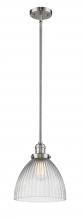 Innovations Lighting 201S-PN-G222 - Seneca Falls - 1 Light - 10 inch - Polished Nickel - Stem Hung - Mini Pendant