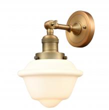 Innovations Lighting 203-BB-G531 - Oxford - 1 Light - 8 inch - Brushed Brass - Adjustable Sconce