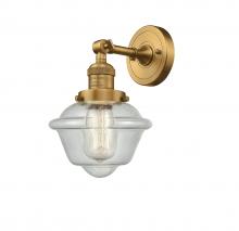 Innovations Lighting 203-BB-G534 - Oxford - 1 Light - 8 inch - Brushed Brass - Adjustable Sconce