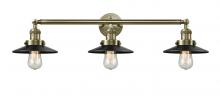 Innovations Lighting 205-AB-M6 - Railroad - 3 Light - 32 inch - Antique Brass - Bath Vanity Light