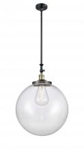 Innovations Lighting 206-BAB-G202-18 - Beacon - 1 Light - 18 inch - Black Antique Brass - Stem Hung - Mini Pendant