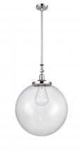 Innovations Lighting 206-PC-G204-18 - Beacon - 1 Light - 18 inch - Polished Chrome - Stem Hung - Mini Pendant