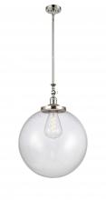 Innovations Lighting 206-PN-G204-18 - Beacon - 1 Light - 18 inch - Polished Nickel - Stem Hung - Mini Pendant