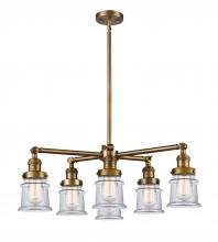 Innovations Lighting 207-6CR-BB-G182S - Small Canton 6 Light Chandelier