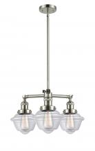 Innovations Lighting 207-PN-G532-LED - Oxford - 3 Light - 20 inch - Polished Nickel - Stem Hung - Chandelier