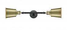 Innovations Lighting 208L-BAB-M9-AB - Addison - 2 Light - 5 inch - Black Antique Brass - Bath Vanity Light