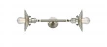 Innovations Lighting 208L-SN-G2 - Halophane - 2 Light - 9 inch - Brushed Satin Nickel - Bath Vanity Light