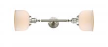 Innovations Lighting 208L-SN-G71-LED - Bell - 2 Light - 8 inch - Brushed Satin Nickel - Adjustable Bath Vanity Light