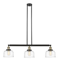 Innovations Lighting 213-BAB-G713 - Bell - 3 Light - 41 inch - Black Antique Brass - Stem Hung - Island Light