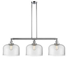 Innovations Lighting 213-PC-G72-L - Bell - 3 Light - 42 inch - Polished Chrome - Stem Hung - Adjustable Island Light