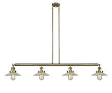 Innovations Lighting 214-AB-G2 - Halophane - 4 Light - 53 inch - Antique Brass - Stem Hung - Adjustable Island Light