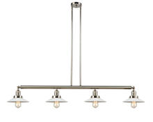 Innovations Lighting 214-PN-G1-LED - Halophane - 4 Light - 53 inch - Polished Nickel - Stem Hung - Island Light