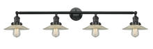 Innovations Lighting 215-BK-G2 - Halophane - 4 Light - 45 inch - Matte Black - Bath Vanity Light