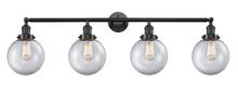 Innovations Lighting 215-OB-G202-8 - Beacon - 4 Light - 44 inch - Oil Rubbed Bronze - Adjustable Bath Vanity Light