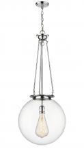 Innovations Lighting 221-1P-PC-G202-18 - Beacon - 1 Light - 18 inch - Polished Chrome - Chain Hung - Pendant