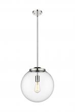 Innovations Lighting 221-1S-PN-G202-14 - Beacon - 1 Light - 16 inch - Polished Nickel - Stem Hung - Pendant