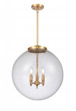 Innovations Lighting 221-3S-SG-G204-18 - Beacon - 3 Light - 18 inch - Satin Gold - Cord hung - Pendant