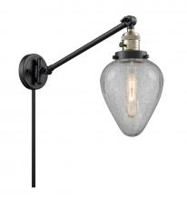 Innovations Lighting 237-BAB-G165 - Geneseo - 1 Light - 8 inch - Black Antique Brass - Swing Arm