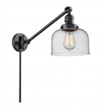 Innovations Lighting 237-BK-G74 - Bell - 1 Light - 8 inch - Matte Black -Adjustable Swing Arm