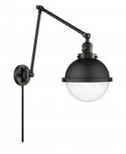 Innovations Lighting 238-BK-HFS-84-BK - Hampden - 1 Light - 9 inch - Matte Black - Swing Arm