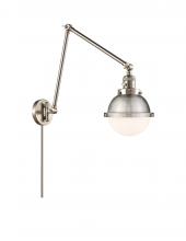 Innovations Lighting 238-SN-HFS-61-SN - Hampden - 1 Light - 7 inch - Brushed Satin Nickel - Swing Arm