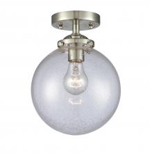 Innovations Lighting 284-1C-SN-G204-8 - Beacon - 1 Light - 8 inch - Brushed Satin Nickel - Semi-Flush Mount