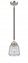 Innovations Lighting 284-1S-BPN-G142-LED - Chatham - 1 Light - 7 inch - Black Polished Nickel - Cord hung - Mini Pendant