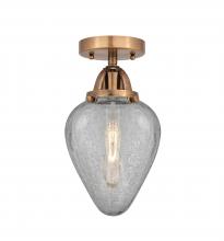 Innovations Lighting 288-1C-AC-G165 - Geneseo - 1 Light - 7 inch - Antique Copper - Semi-Flush Mount