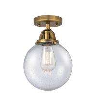 Innovations Lighting 288-1C-BB-G204-8 - Beacon - 1 Light - 8 inch - Brushed Brass - Semi-Flush Mount