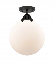 Innovations Lighting 288-1C-BK-G201-10 - Beacon - 1 Light - 10 inch - Matte Black - Semi-Flush Mount