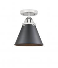 Innovations Lighting 288-1C-PC-M13-BK - Appalachian - 1 Light - 8 inch - Polished Chrome - Semi-Flush Mount