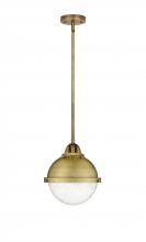 Innovations Lighting 288-1S-BB-HFS-84-BB - Hampden - 1 Light - 9 inch - Brushed Brass - Cord hung - Mini Pendant