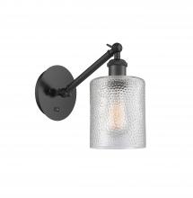 Innovations Lighting 317-1W-BK-G112 - Cobbleskill - 1 Light - 5 inch - Matte Black - Adjustable Sconce