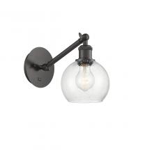 Innovations Lighting 317-1W-OB-G124-6 - Athens - 1 Light - 6 inch - Oil Rubbed Bronze - Adjustable Sconce