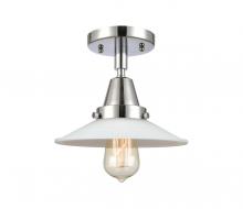 Innovations Lighting 447-1C-PC-G1 - Halophane - 1 Light - 9 inch - Polished Chrome - Flush Mount