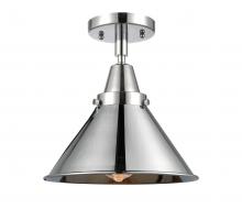 Innovations Lighting 447-1C-PC-M10-PC - Briarcliff - 1 Light - 10 inch - Polished Chrome - Flush Mount