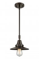 Innovations Lighting 447-1S-OB-M5 - Railroad - 1 Light - 8 inch - Oil Rubbed Bronze - Mini Pendant