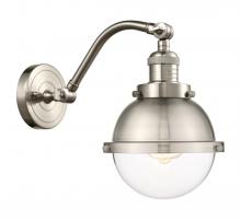 Innovations Lighting 515-1W-SN-HFS-62-SN - Hampden - 1 Light - 7 inch - Brushed Satin Nickel - Sconce