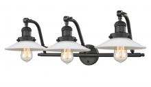 Innovations Lighting 515-3W-OB-G1 - Halophane - 3 Light - 28 inch - Oil Rubbed Bronze - Bath Vanity Light