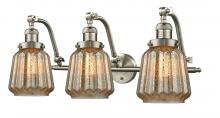Innovations Lighting 515-3W-SN-G146-LED - Chatham - 3 Light - 28 inch - Brushed Satin Nickel - Adjustable Bath Vanity Light