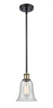 Innovations Lighting 516-1S-BAB-G2812 - Hanover - 1 Light - 6 inch - Black Antique Brass - Mini Pendant