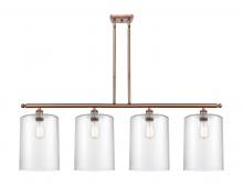 Innovations Lighting 516-4I-AC-G112-L - Cobbleskill - 4 Light - 48 inch - Antique Copper - Cord hung - Island Light