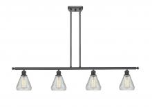 Innovations Lighting 516-4I-BK-G275-LED - Conesus - 4 Light - 48 inch - Matte Black - Cord hung - Island Light