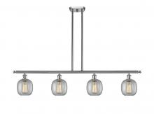 Innovations Lighting 516-4I-SN-G104-LED - Belfast - 4 Light - 48 inch - Brushed Satin Nickel - Cord hung - Island Light