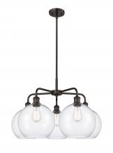 Innovations Lighting 516-5CR-OB-G122-10 - Athens - 5 Light - 28 inch - Oil Rubbed Bronze - Chandelier