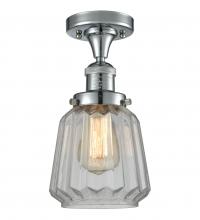 Innovations Lighting 517-1CH-PC-G142 - Chatham - 1 Light - 7 inch - Polished Chrome - Semi-Flush Mount