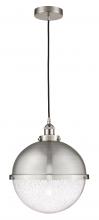 Innovations Lighting 616-1PH-SN-HFS-124-SN - Hampden - 1 Light - 13 inch - Brushed Satin Nickel - Cord hung - Pendant