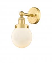 Innovations Lighting 616-1W-SG-G201-6 - Beacon - 1 Light - 6 inch - Satin Gold - Sconce